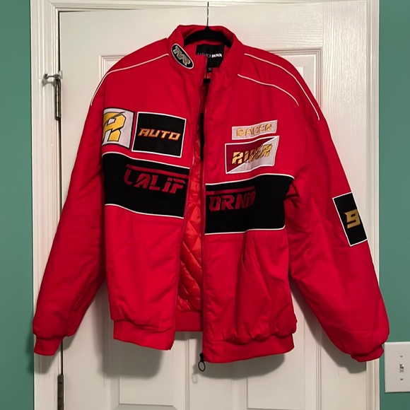 Fashion Nova Jackets & Coats Red Motor Jacket Poshmark